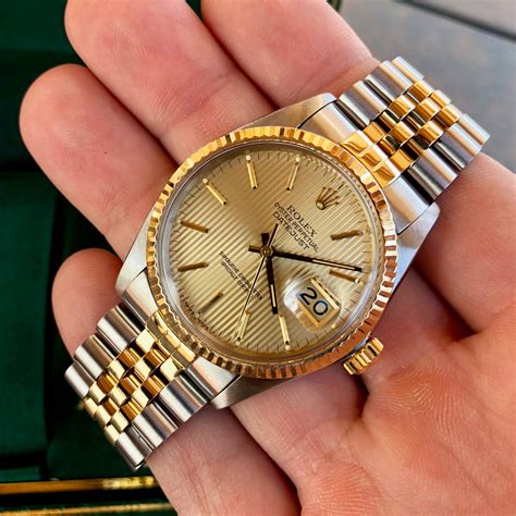 vintage rolex 2 tone datejust